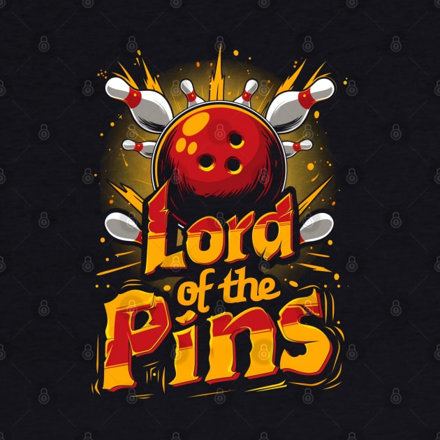 Lord of the Pins - Bowling - Funny by Fenay-Designs